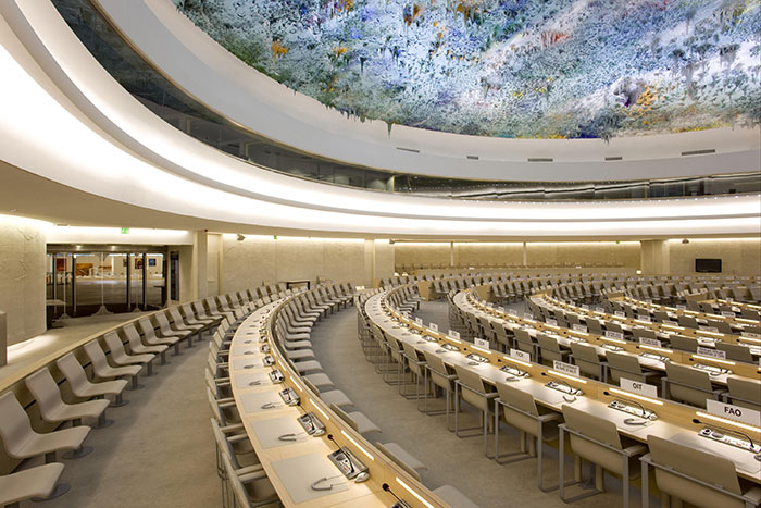 Mesas Sala XX ONU